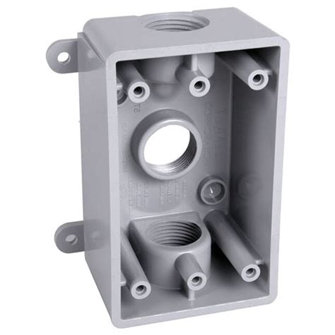 electrical conduit box outlet|single outlet electrical box.